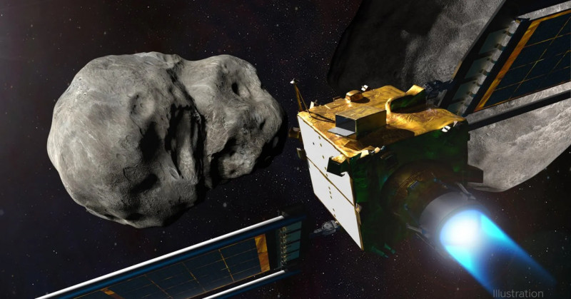 NASA poprvé vychýlila asteroid z jeho oběžné dráhy. Cílila přitom na jeho satelit