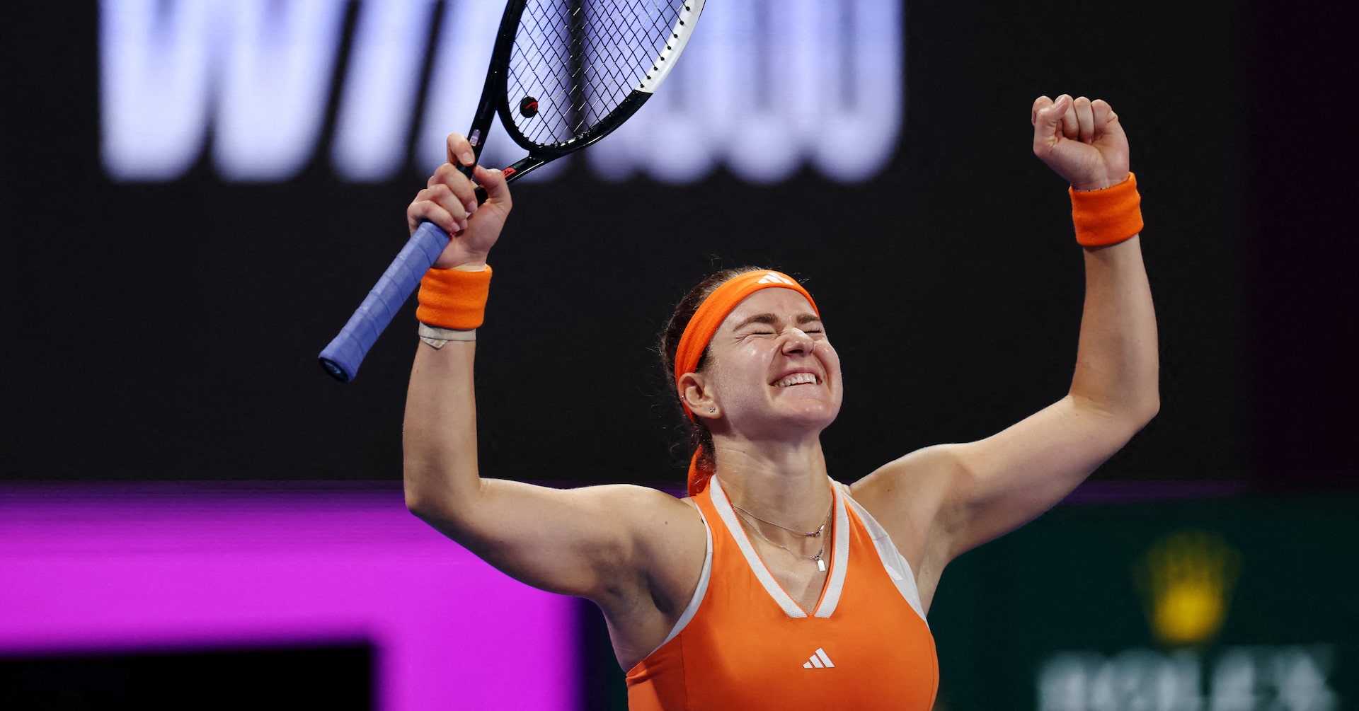 Muchova edges teen Mboko to reach first Miami Open semi-final